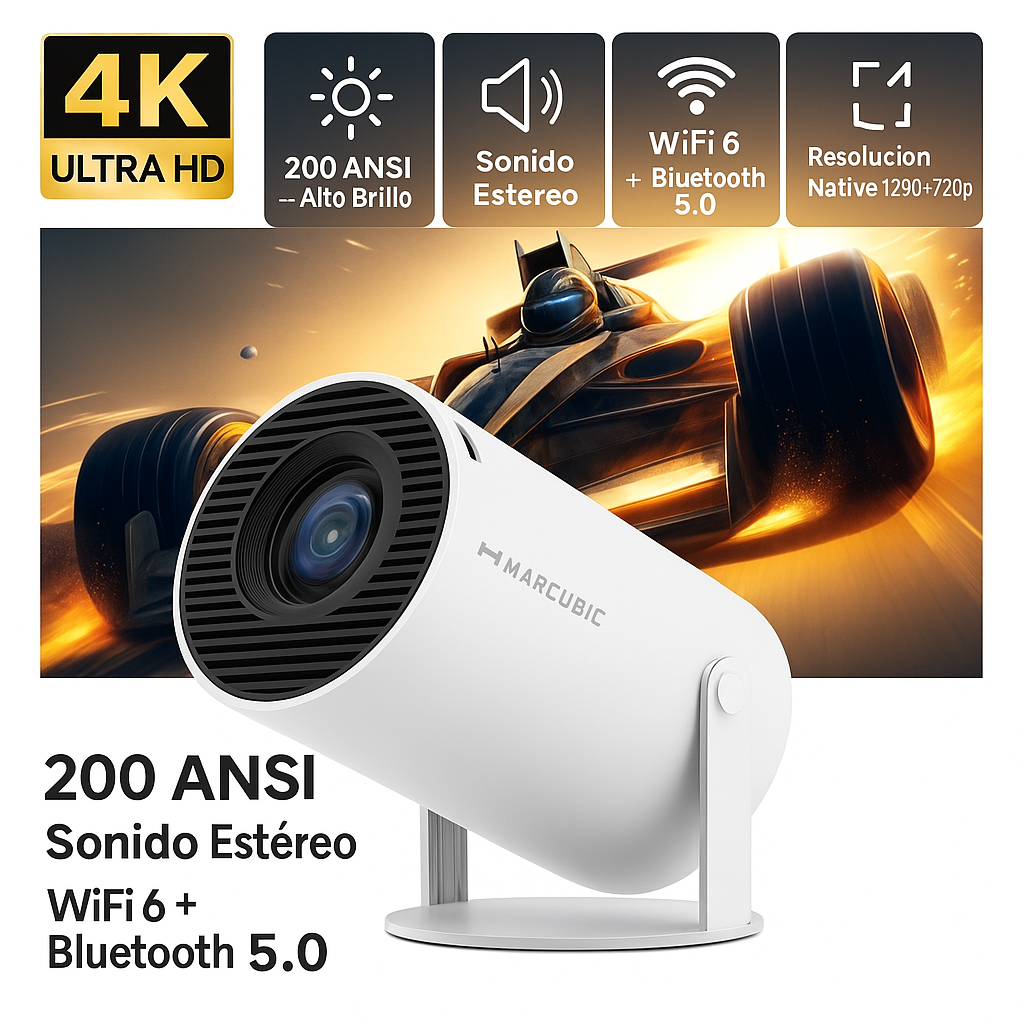 PROYECTOR HY300 PRO + XUPER INSTALADO GRATIS