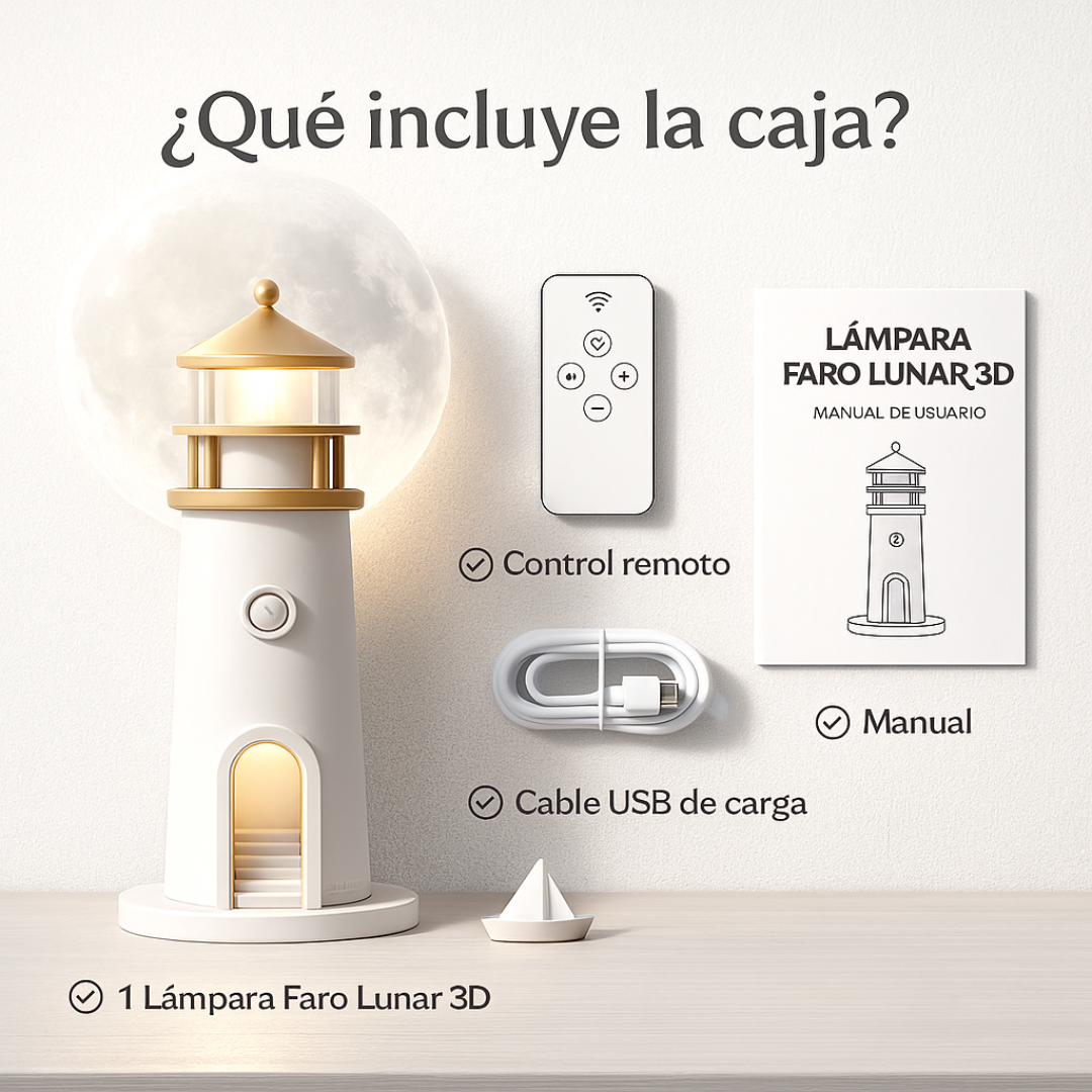 ✨ Proyector Faro Lunar 3D + Parlante Bluetooth 🌕