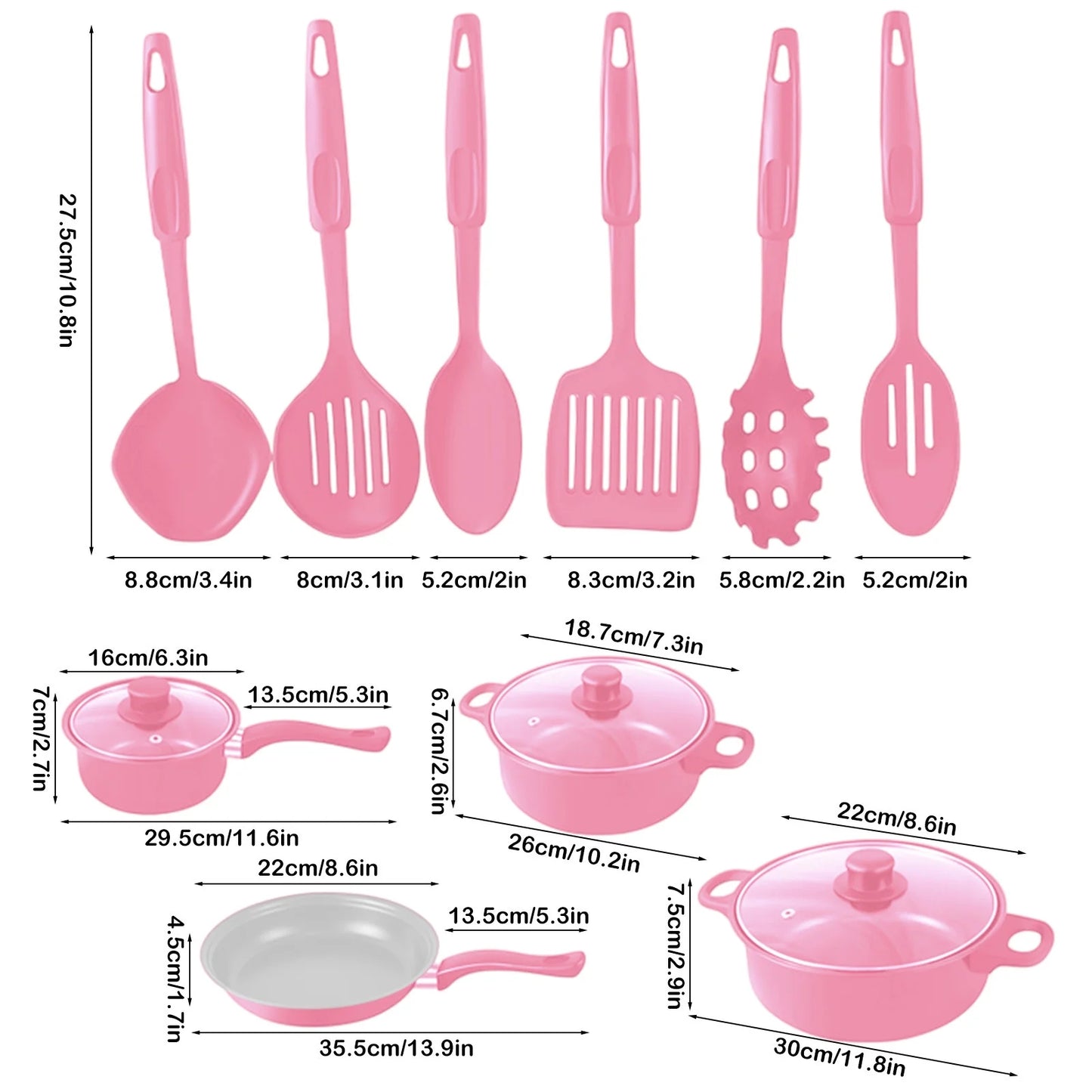 Set Completo de Cocina 13 Piezas – Diseño Premium + Antiadherente 🌸