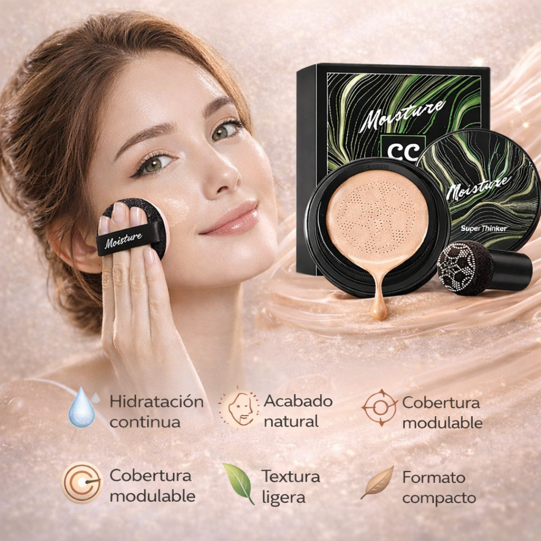 Base Hidratante Efecto Piel Real-  MOISTURE COLOR NATURAL
