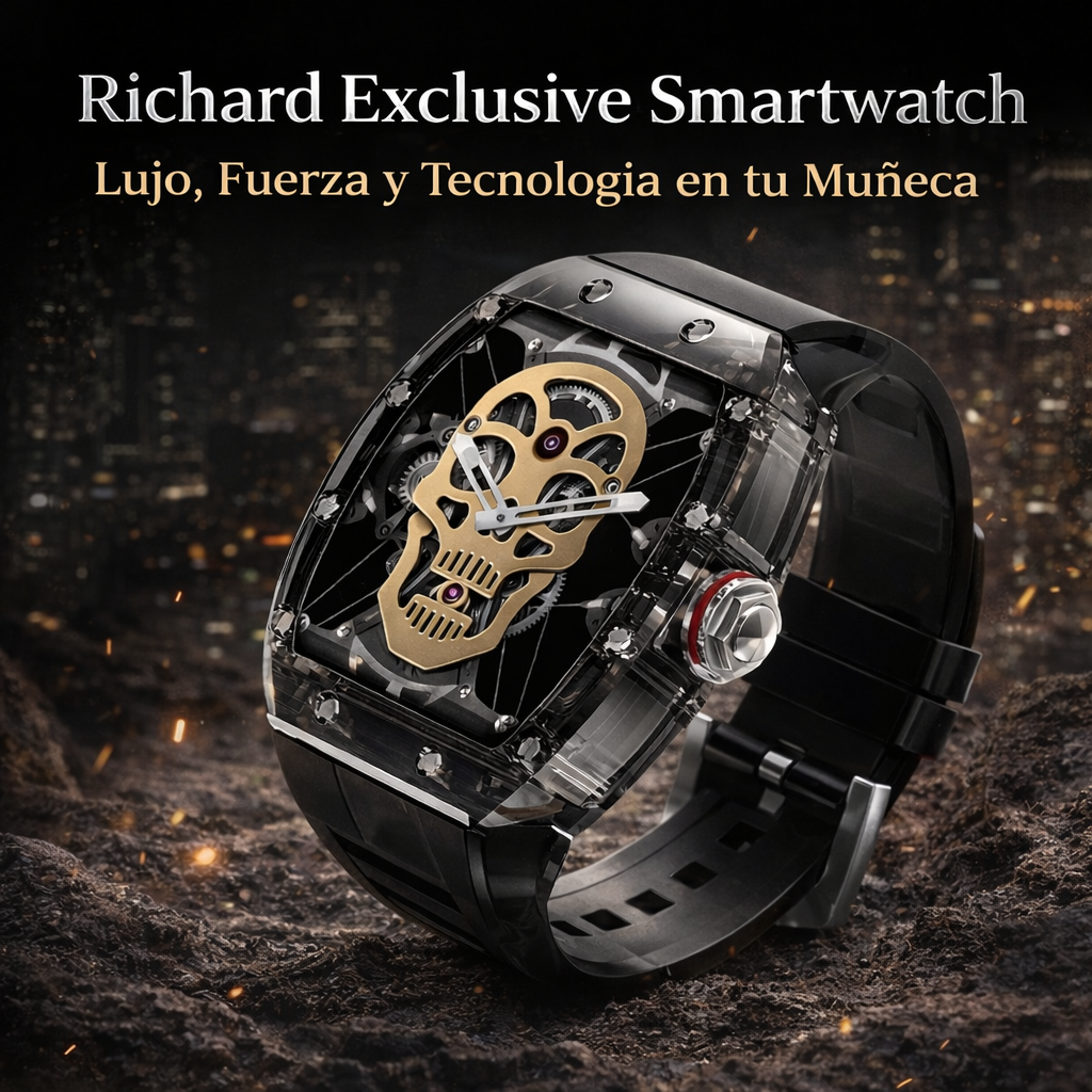 Richard Exclusive Smartwatch – Lujo, Fuerza y Tecnología en tu Muñeca