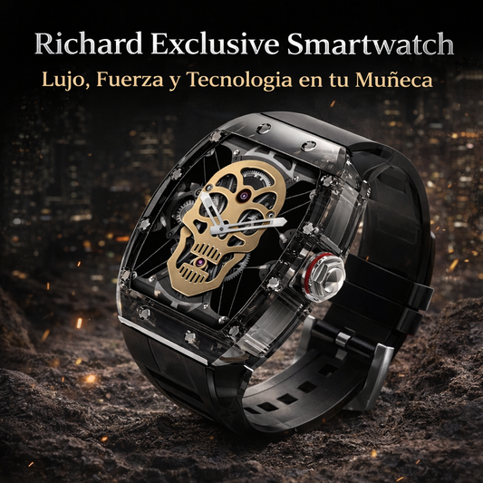 Richard Exclusive Smartwatch – Lujo, Fuerza y Tecnología en tu Muñeca