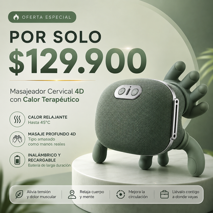 El Masajeador Inteligente que Relaja tu Cuello en Minutos