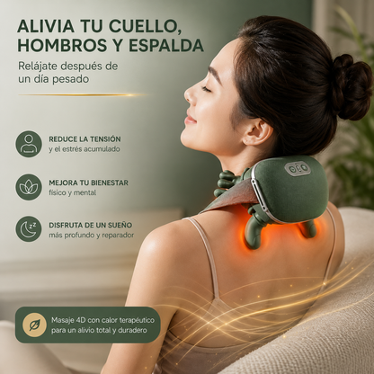 El Masajeador Inteligente que Relaja tu Cuello en Minutos