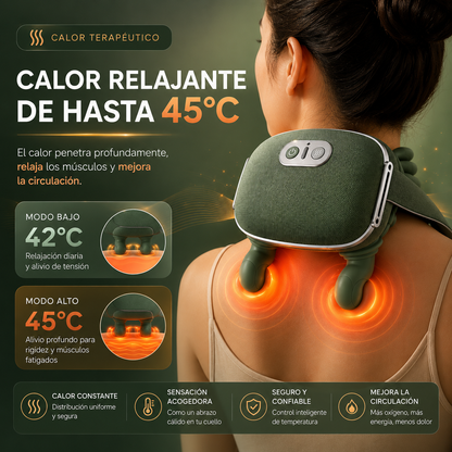 El Masajeador Inteligente que Relaja tu Cuello en Minutos