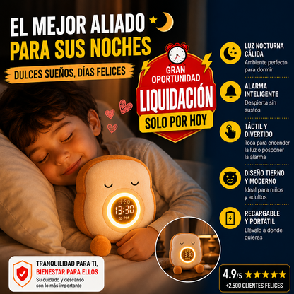 Más que un Reloj, un Compañero de Sueño - PELUCHE DESPERTADOR
