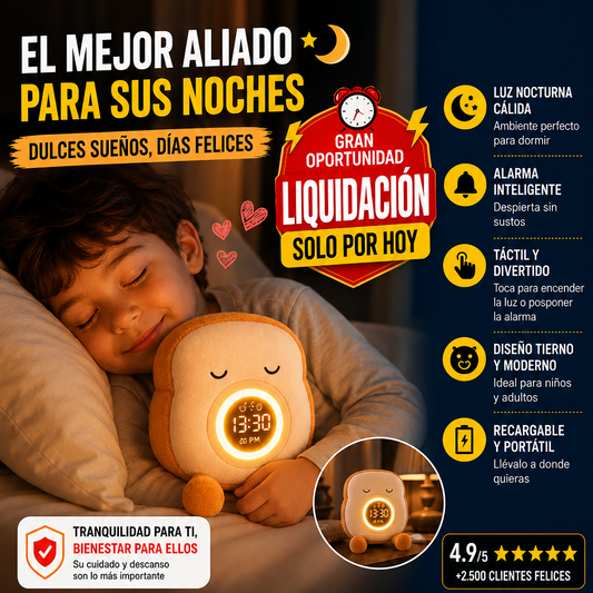 Más que un Reloj, un Compañero de Sueño - PELUCHE DESPERTADOR