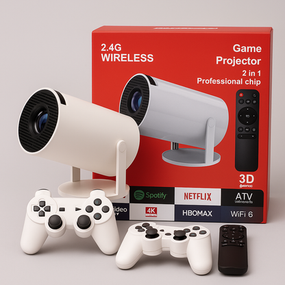 Game Projector 3 en 1 | Magis tv + Proyector HY300 + Xuper