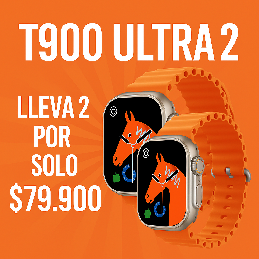 Deportivo, Elegante y Tecnológico… Todo en Uno - SMARWATCH T900 ULTRA 2