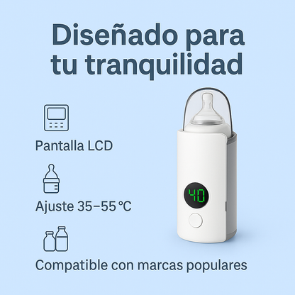 Leche siempre lista en minutos, donde estés - CALENTADOR BIBERON