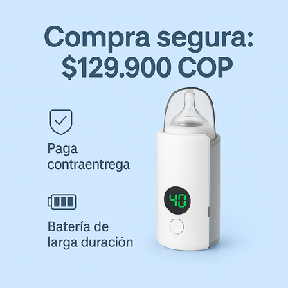 Leche siempre lista en minutos, donde estés - CALENTADOR BIBERON