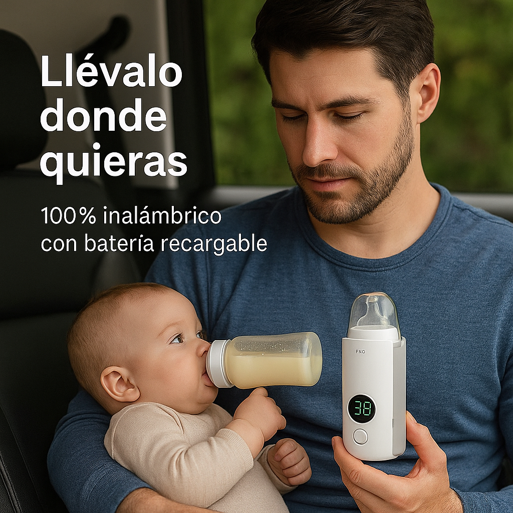 Leche siempre lista en minutos, donde estés - CALENTADOR BIBERON