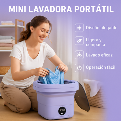 Ideal para ropa delicada y de bebé - LAVADORA PORTATIL