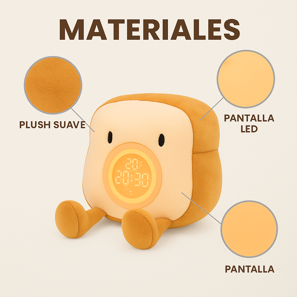 Más que un Reloj, un Compañero de Sueño - PELUCHE DESPERTADOR