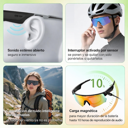 VisionSound Pro™ – Gafas Inteligentes con Bluetooth