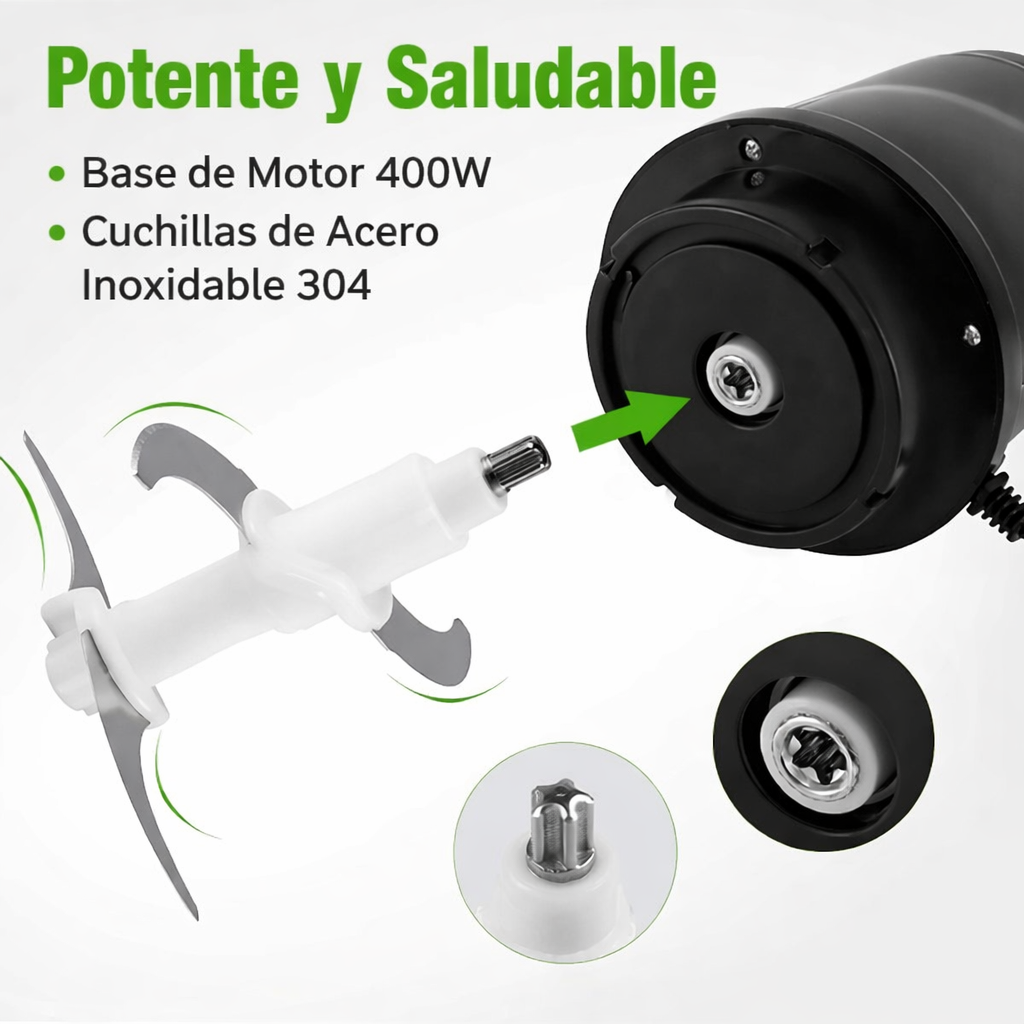 Picatodo Turbo SOKANY  2 EN 1™ – Pica, Tritura y Ahorra Tiempo