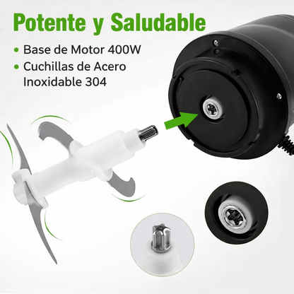 Picatodo Turbo SOKANY  2 EN 1™ – Pica, Tritura y Ahorra Tiempo