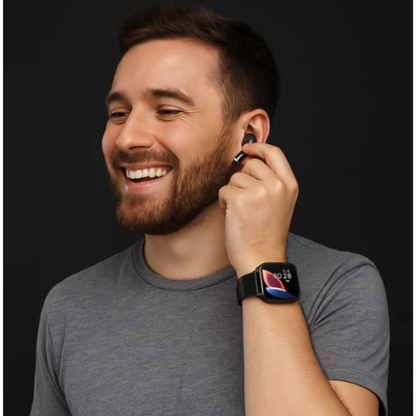 Smartwatch D8 Pro 2 en 1 con Auriculares Bluetooth Incorporados