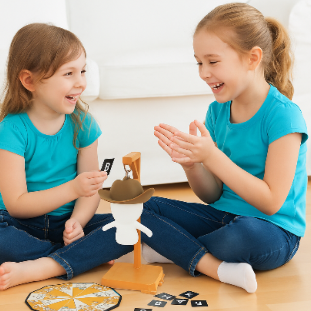 Hankman Glow – Juego de Ahorcado 3D Interactivo para Niños y Familias