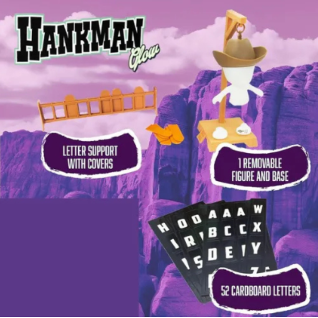 Hankman Glow – Juego de Ahorcado 3D Interactivo para Niños y Familias