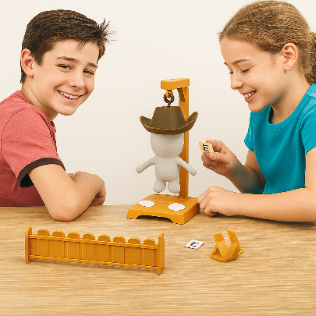 Hankman Glow – Juego de Ahorcado 3D Interactivo para Niños y Familias