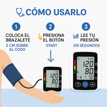 Tensiómetro Digital de Brazo Automático