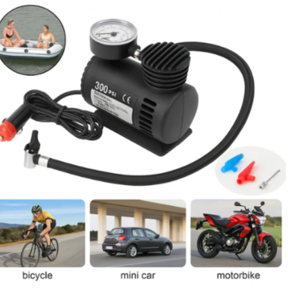 Mini Compresor Portátil 12V 250 PSI – Infla Llantas y Más en Minutos
