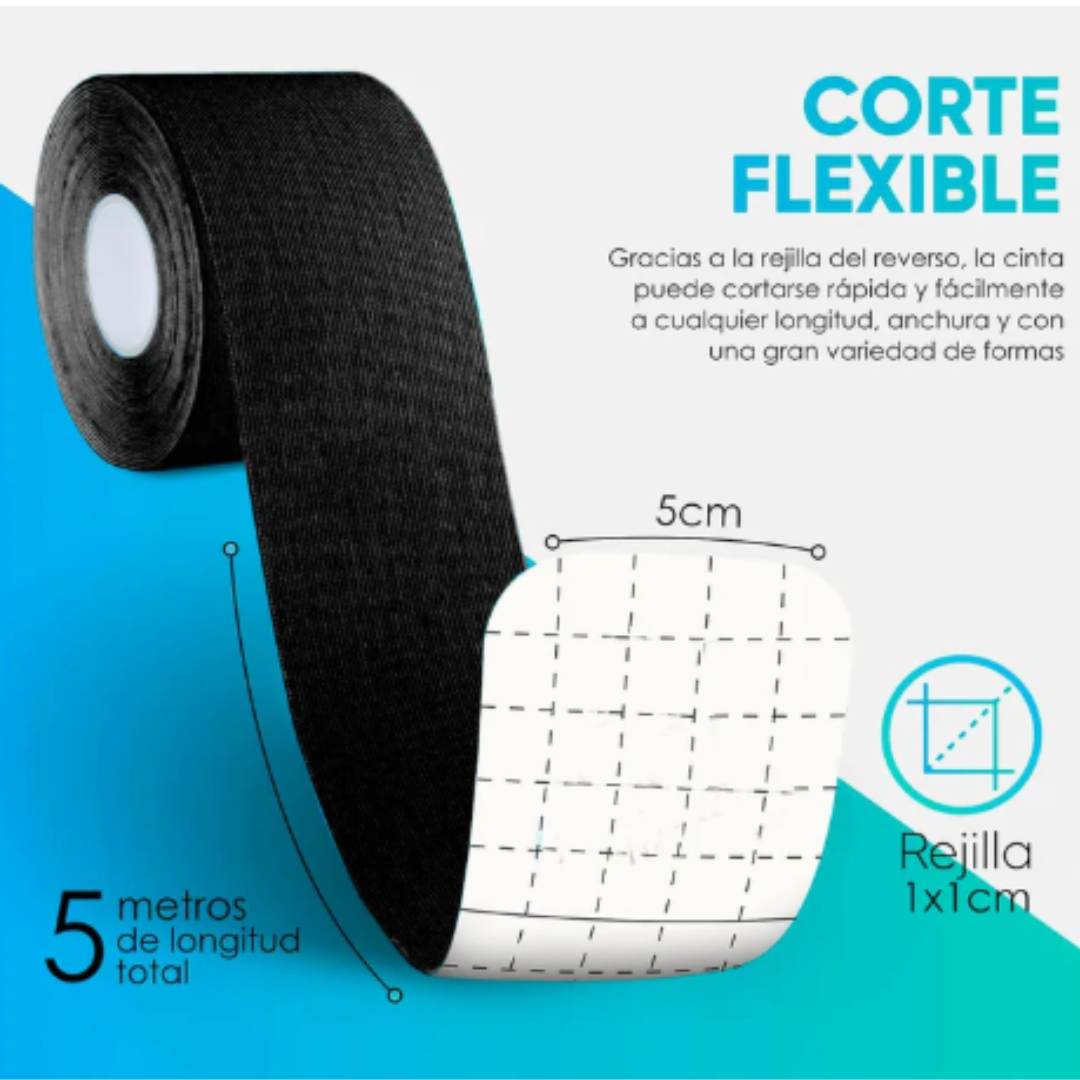 Cinta Kinesiológica Neuromuscular - Vendaje Terapéutico