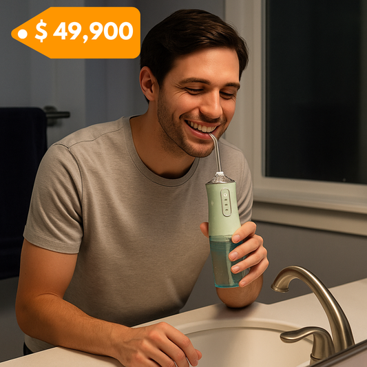 Irrigador Dental PowerJet - Tu sonrisa más limpia en segundos.