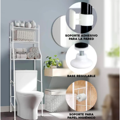 Estante Organizador Para Baño de 3 Niveles