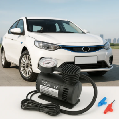 Mini Compresor Portátil 12V 250 PSI – Infla Llantas y Más en Minutos