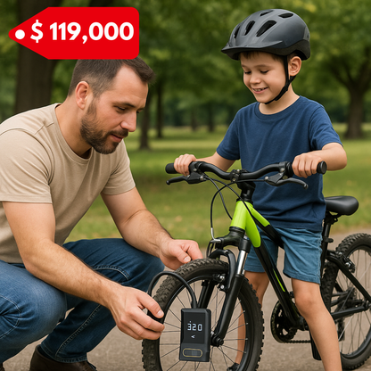 Compresor Portátil 2 en 1 con PowerBank 80W