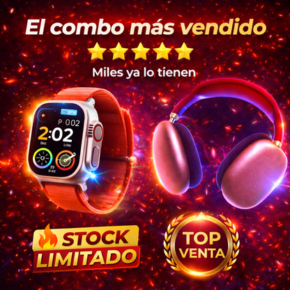 EL COMBO QUE TE HACE VER DIFERENTE RELOJ + DIADEMAS