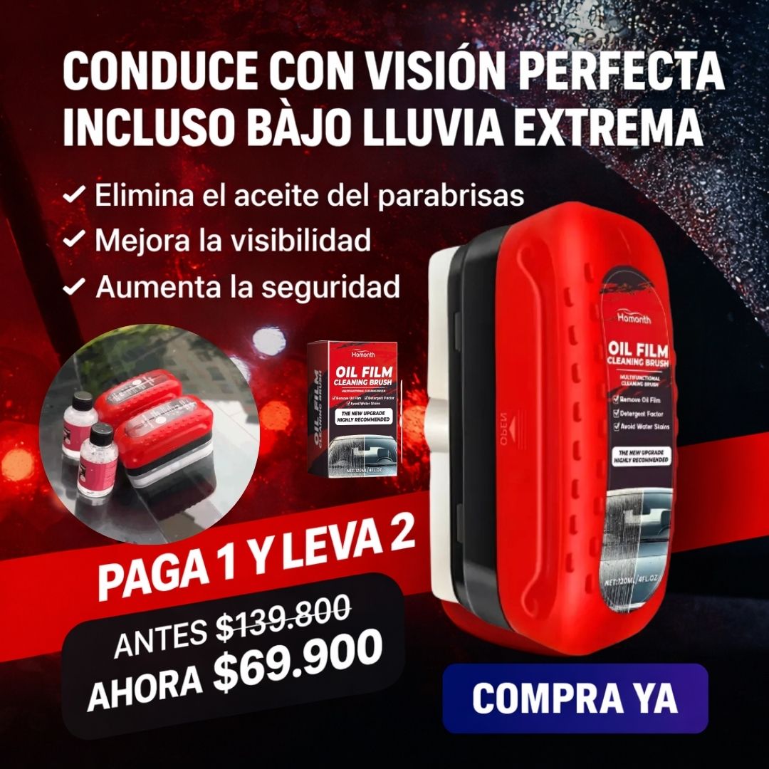 Limpiavidrios AntiLluvia PRO - Conduce con visión perfecta incluso bajo lluvia extrema