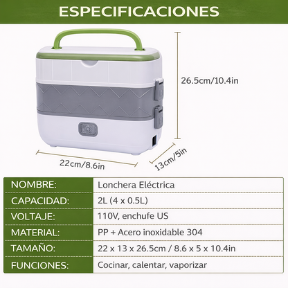 Lounch Pro™ – Lonchera Eléctrica Portátil 4 en 1