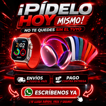 EL COMBO QUE TE HACE VER DIFERENTE RELOJ + DIADEMAS