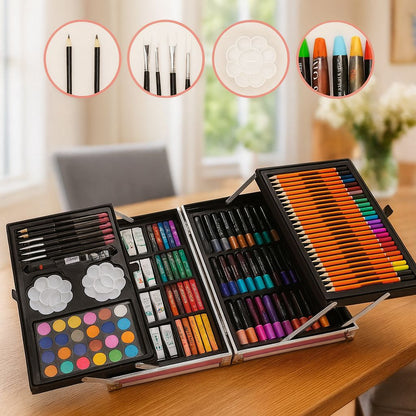 Set de Arte Profesional- GRATIS Tablet Mágica Dibujo 12"