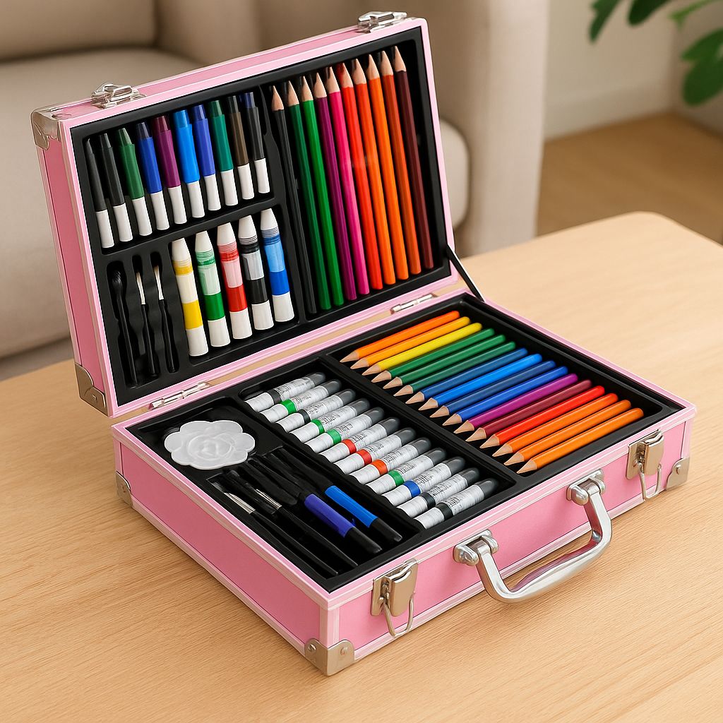 Set de Arte Profesional- GRATIS Tablet Mágica Dibujo 12"