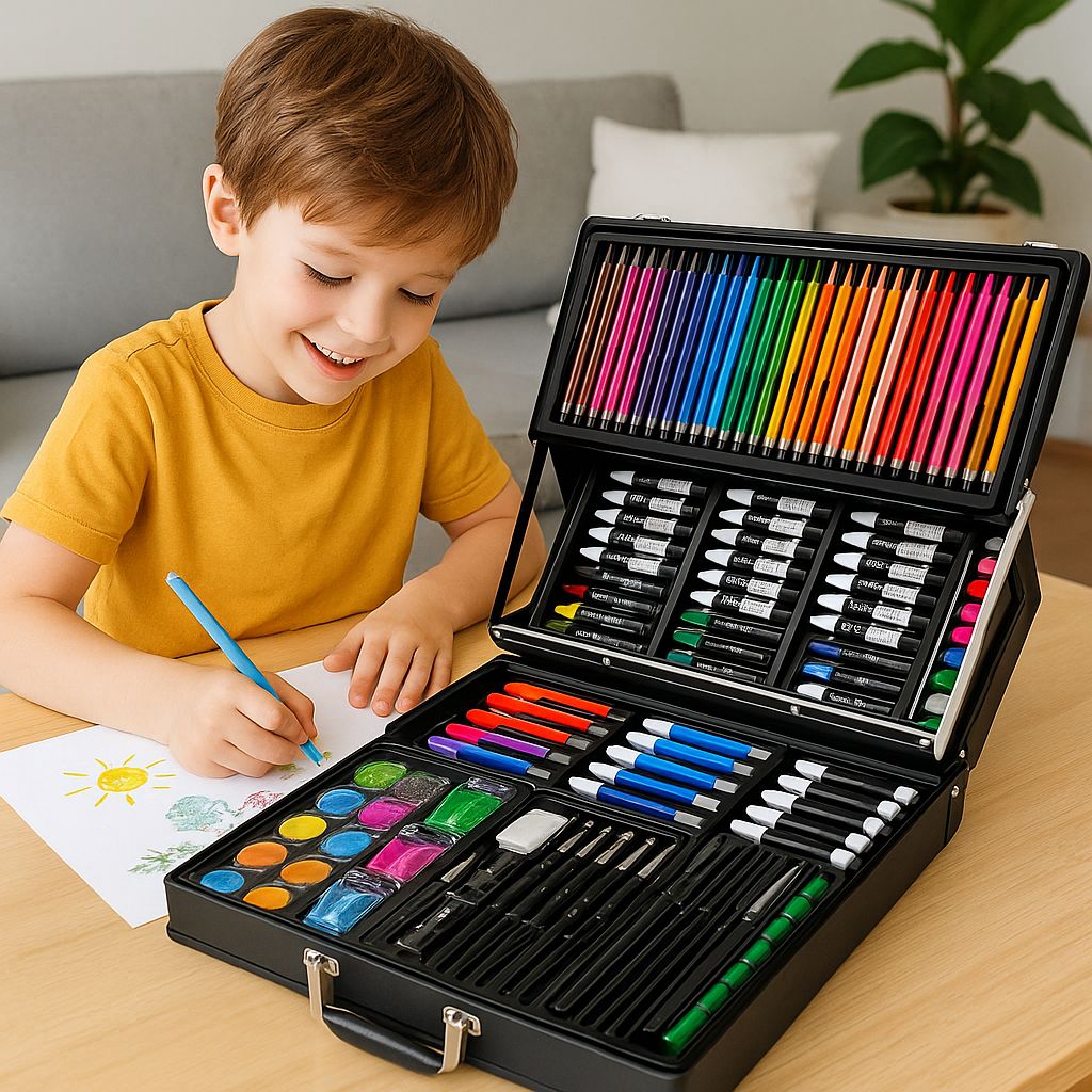 Set de Arte Profesional- GRATIS Tablet Mágica Dibujo 12"