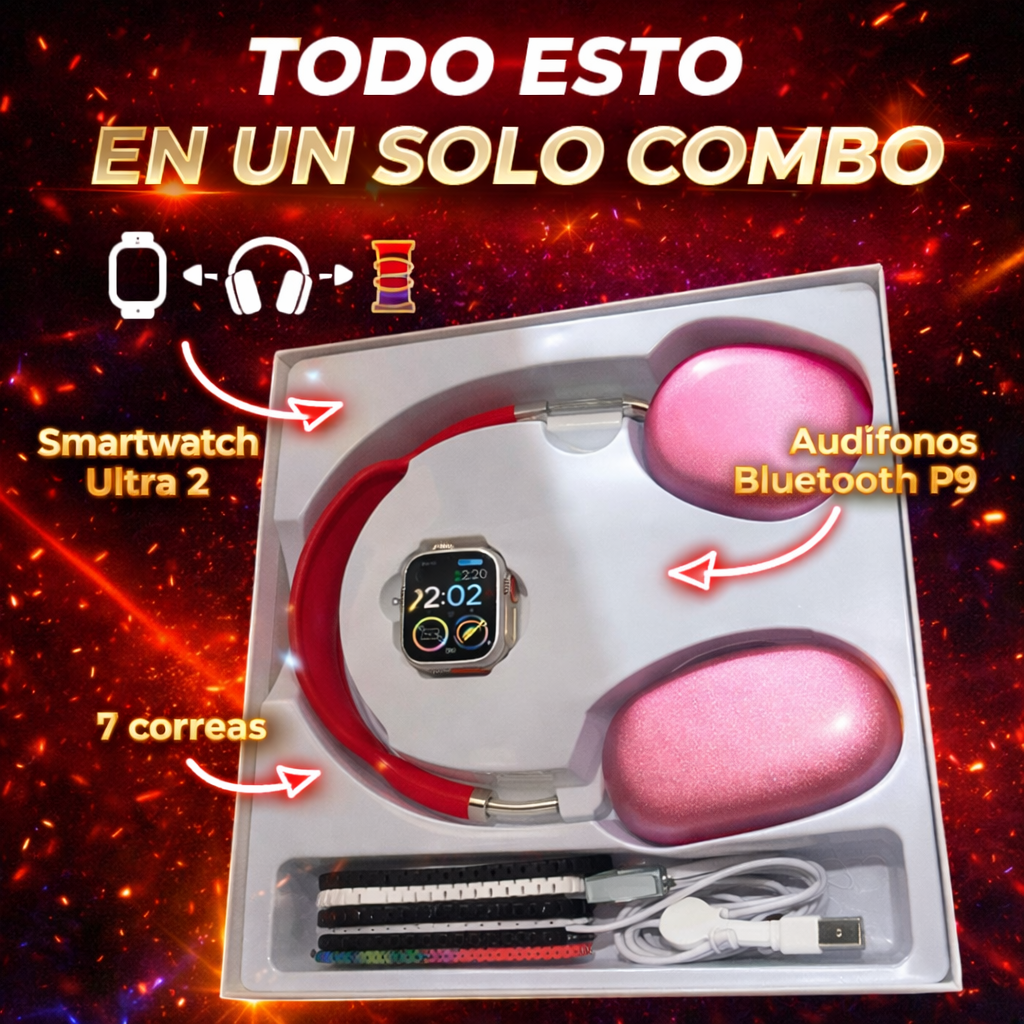 EL COMBO QUE TE HACE VER DIFERENTE RELOJ + DIADEMAS