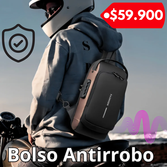 Bolso Anti Robo de Mano Urbano – Moderno,le Cabe Todo y Fácil de Llevar.