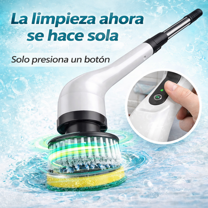 Cepillo Eléctrico Giratorio 9 en 1 – Limpia Más, Esfuerza Menos