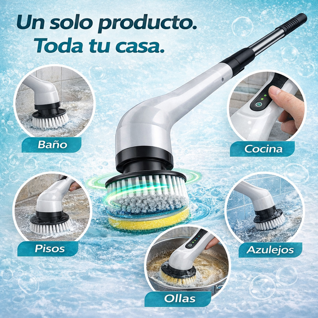 Cepillo Eléctrico Giratorio 9 en 1