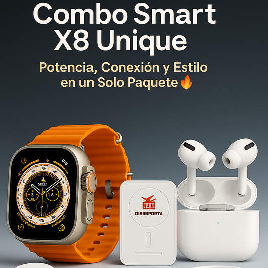 Combo Smart X8 Unique – Potencia, Conexión y Estilo en un Solo Paquete 🔥