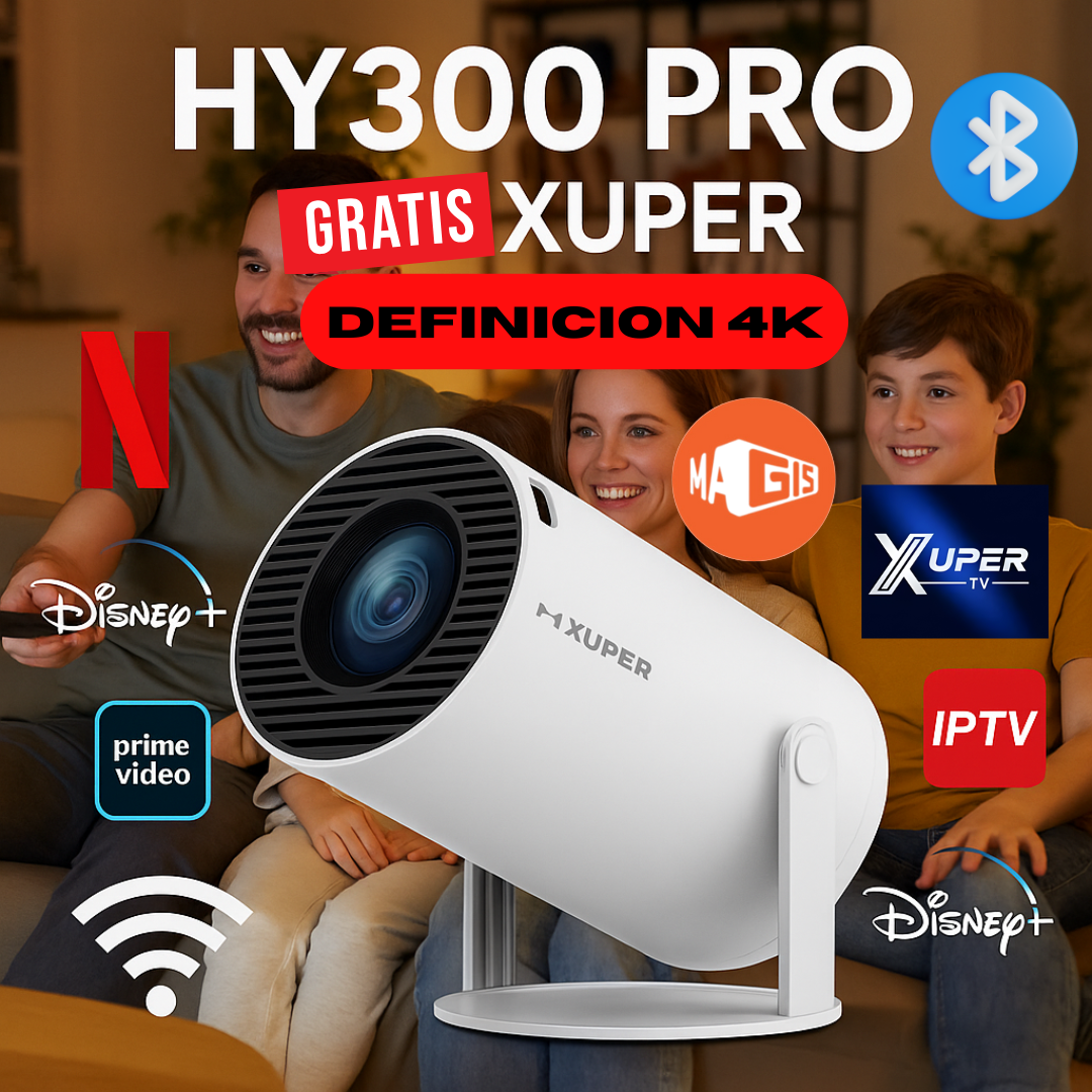 PROYECTOR HY300 PRO + XUPER INSTALADO GRATIS