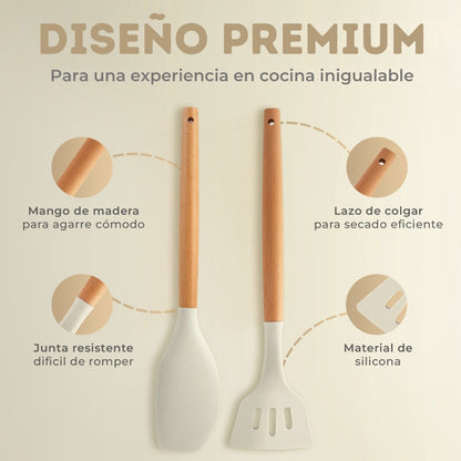 Set Tasty Utensilios Silicona