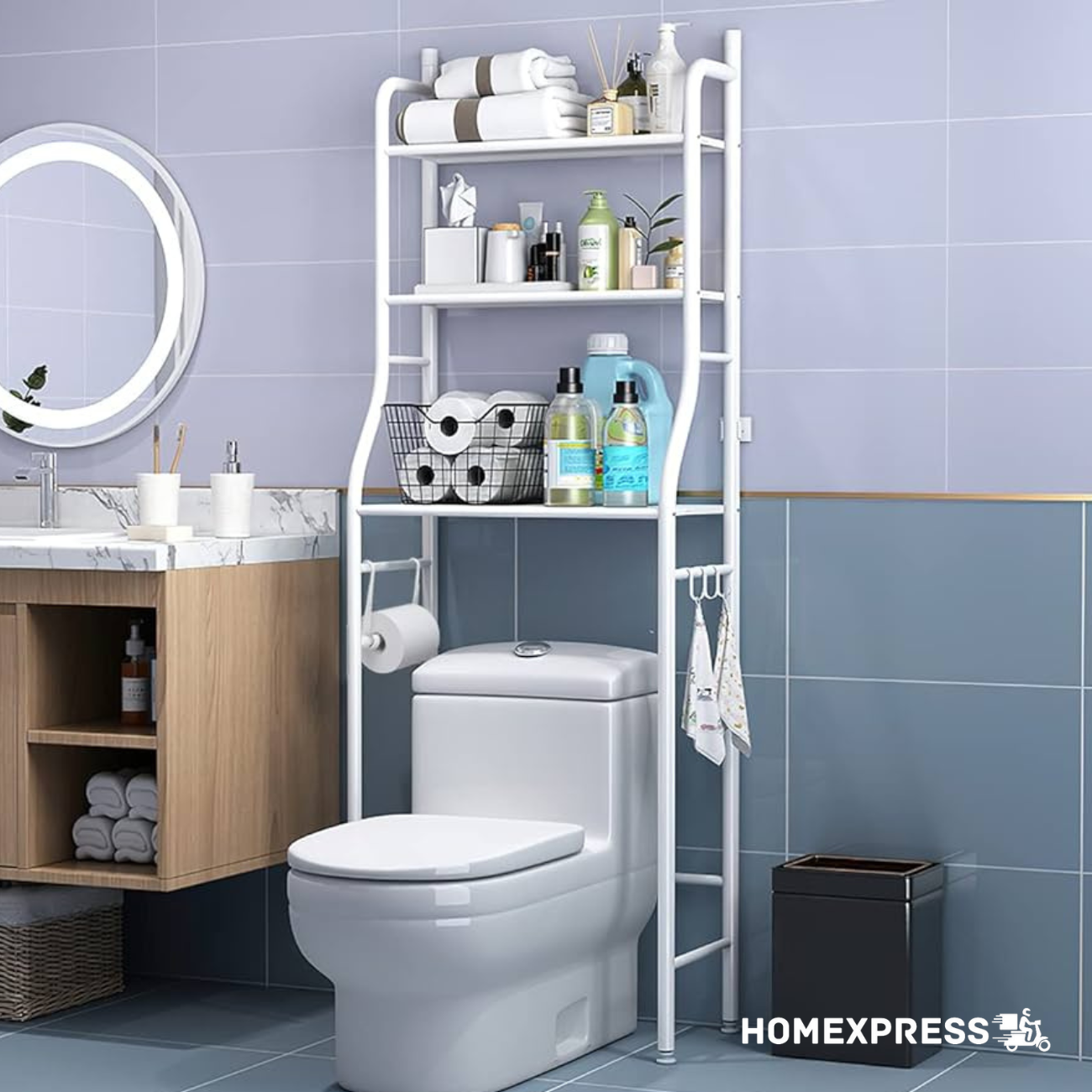 OrderMax Estante Organizador Vertical Baño