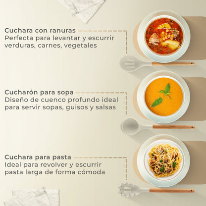 Set Tasty Utensilios Silicona