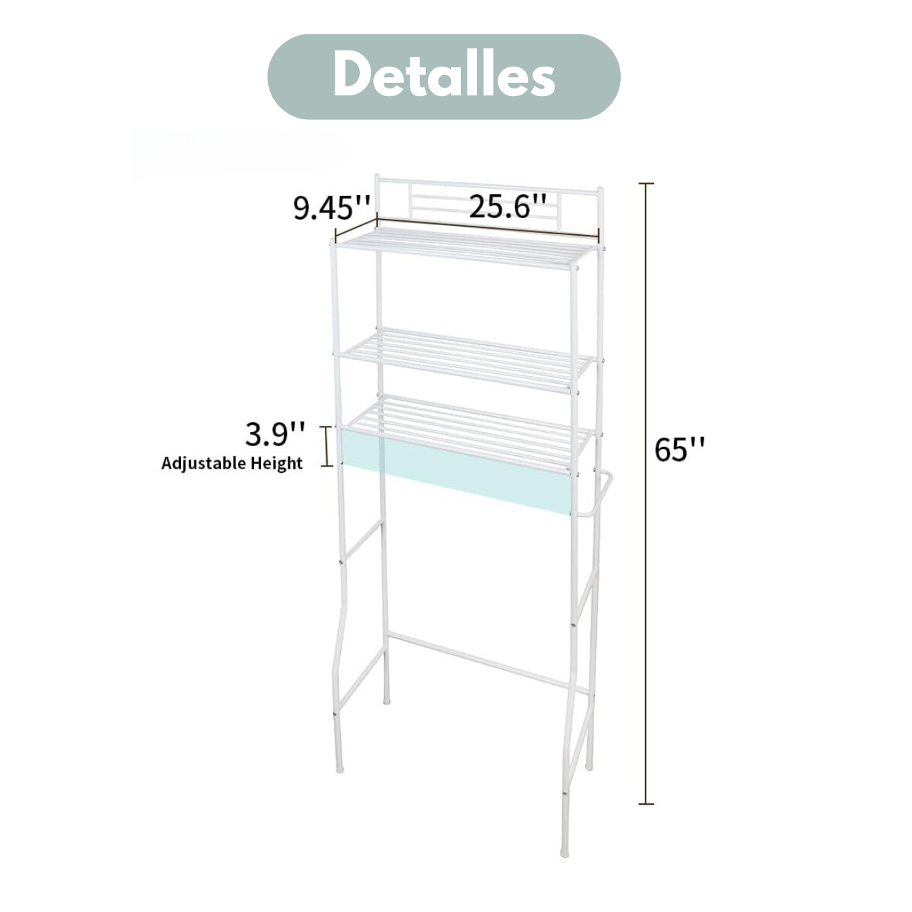 OrderMax Estante Organizador Vertical Baño