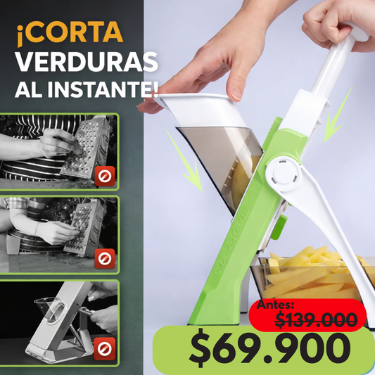 CortExpress™ Mandolina Multifuncional 5 en 1– Corta Verduras en Segundos